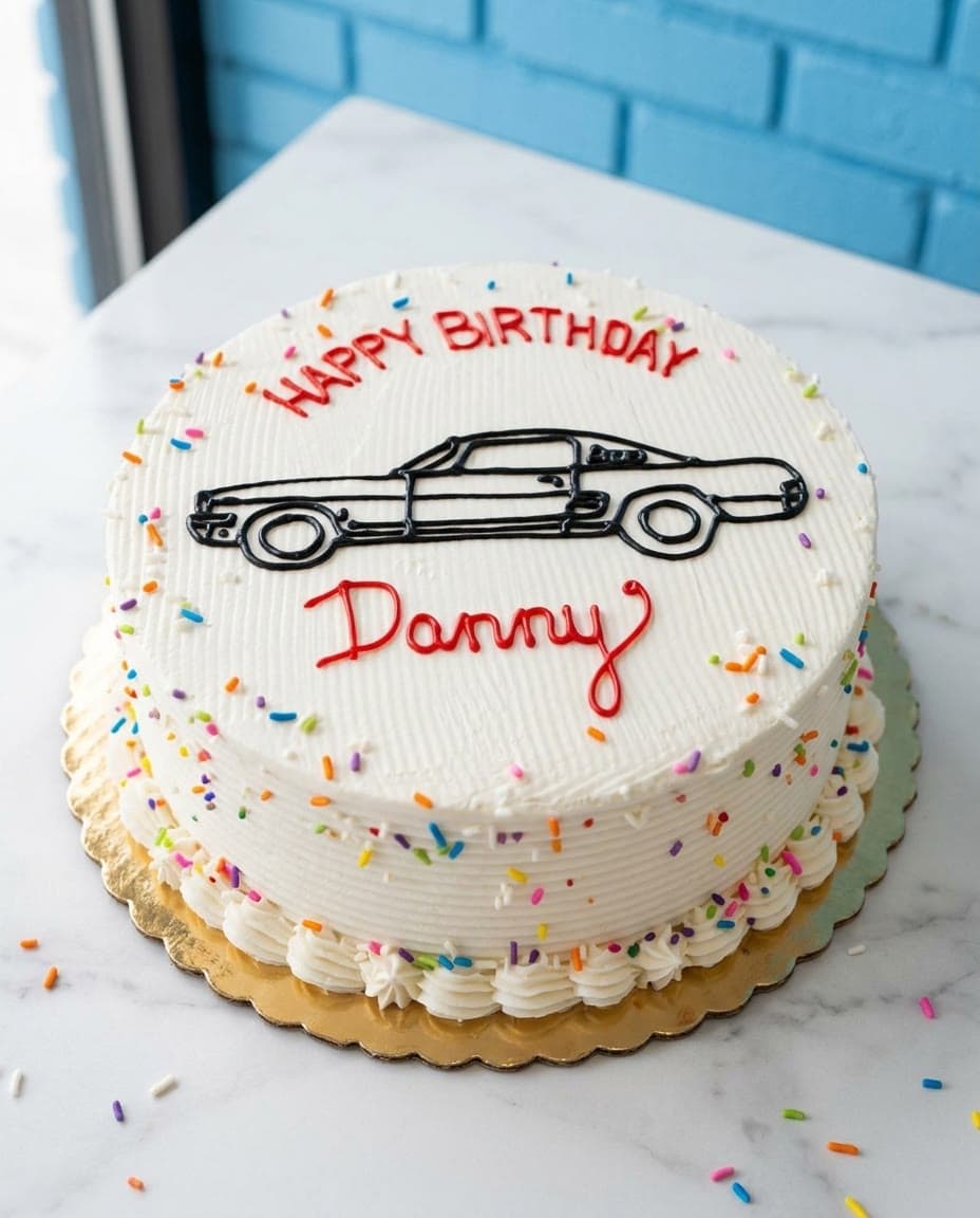 Simple Character ice cream cake by Sweet Dynasty