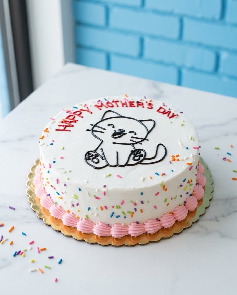 Simple Character ice cream cake by Sweet Dynasty