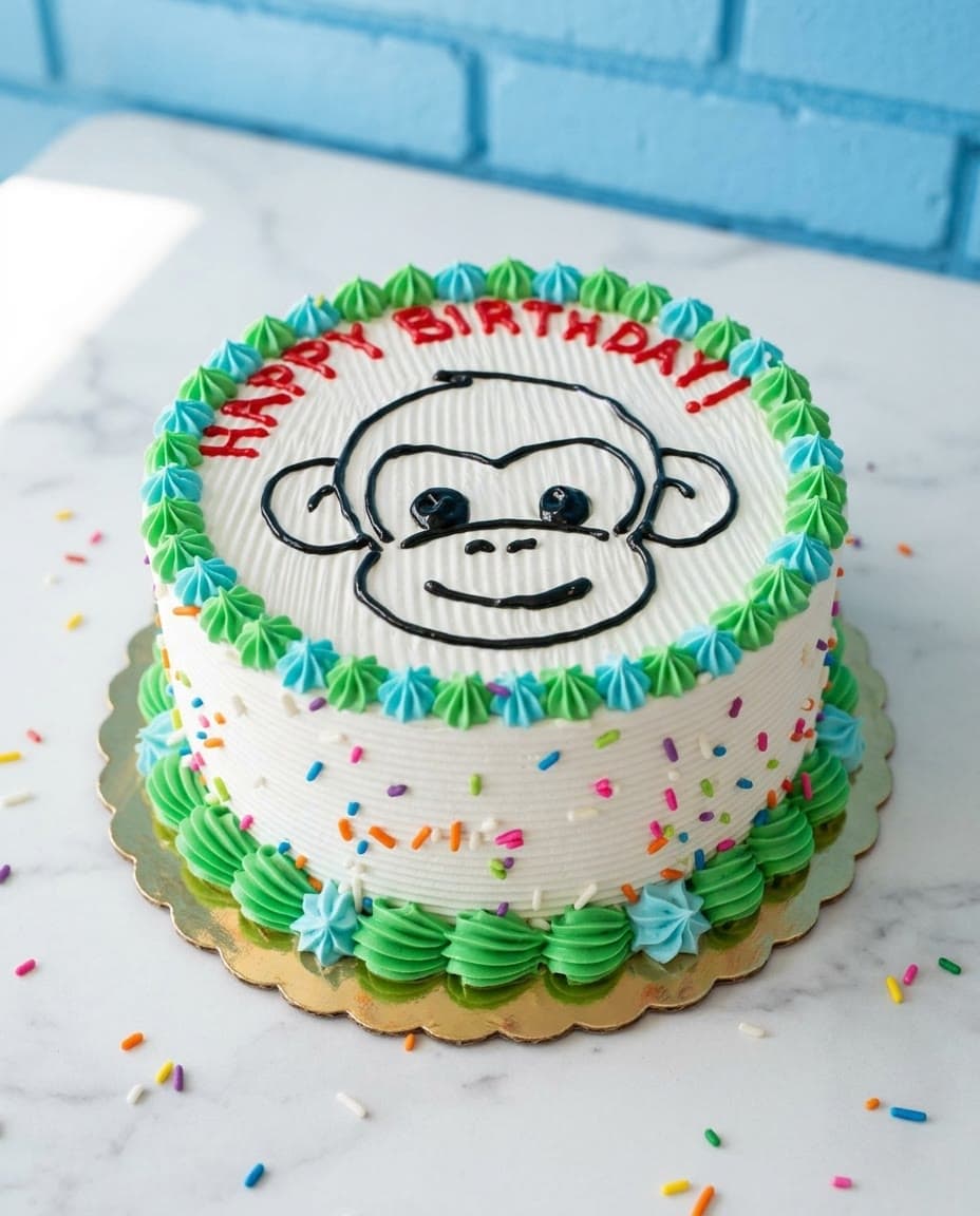 Simple Character ice cream cake by Sweet Dynasty