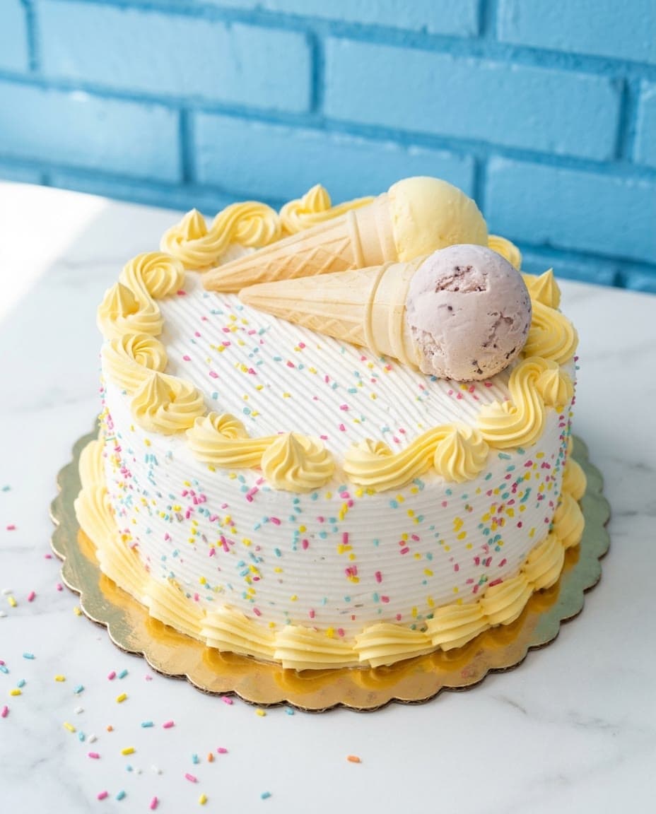Signature Mini Cones ice cream cake by Sweet Dynasty