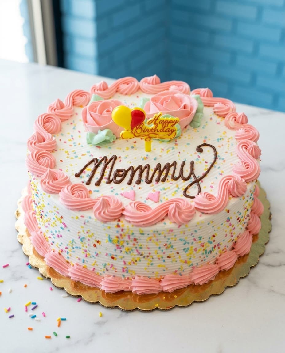 Flower Design ice cream cake by Sweet Dynasty