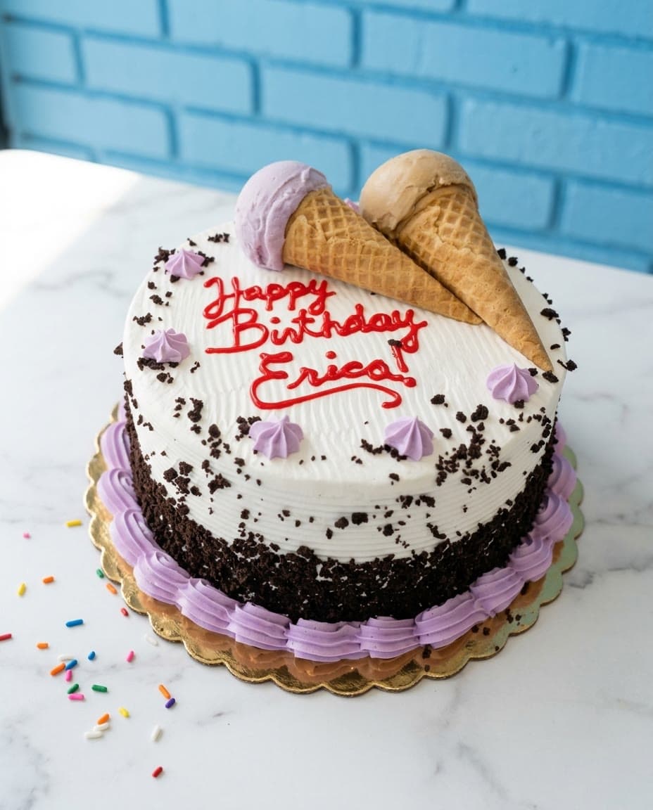 Crunchies & Sprinkles ice cream cake by Sweet Dynasty