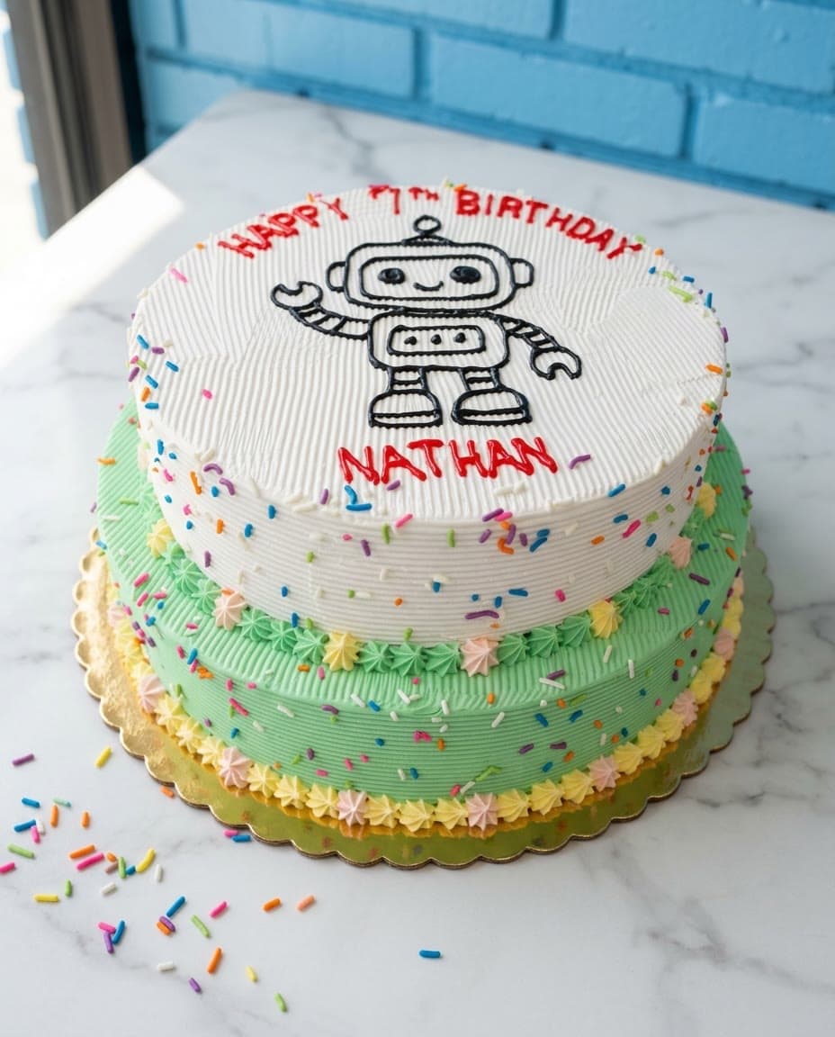 Custom ice cream cake by Sweet Dynasty