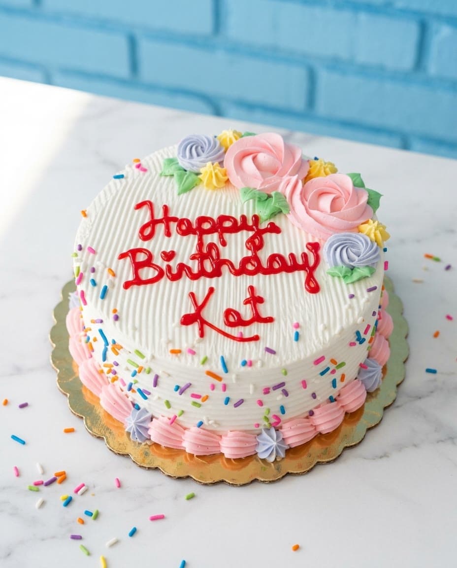 Flower Design ice cream cake by Sweet Dynasty