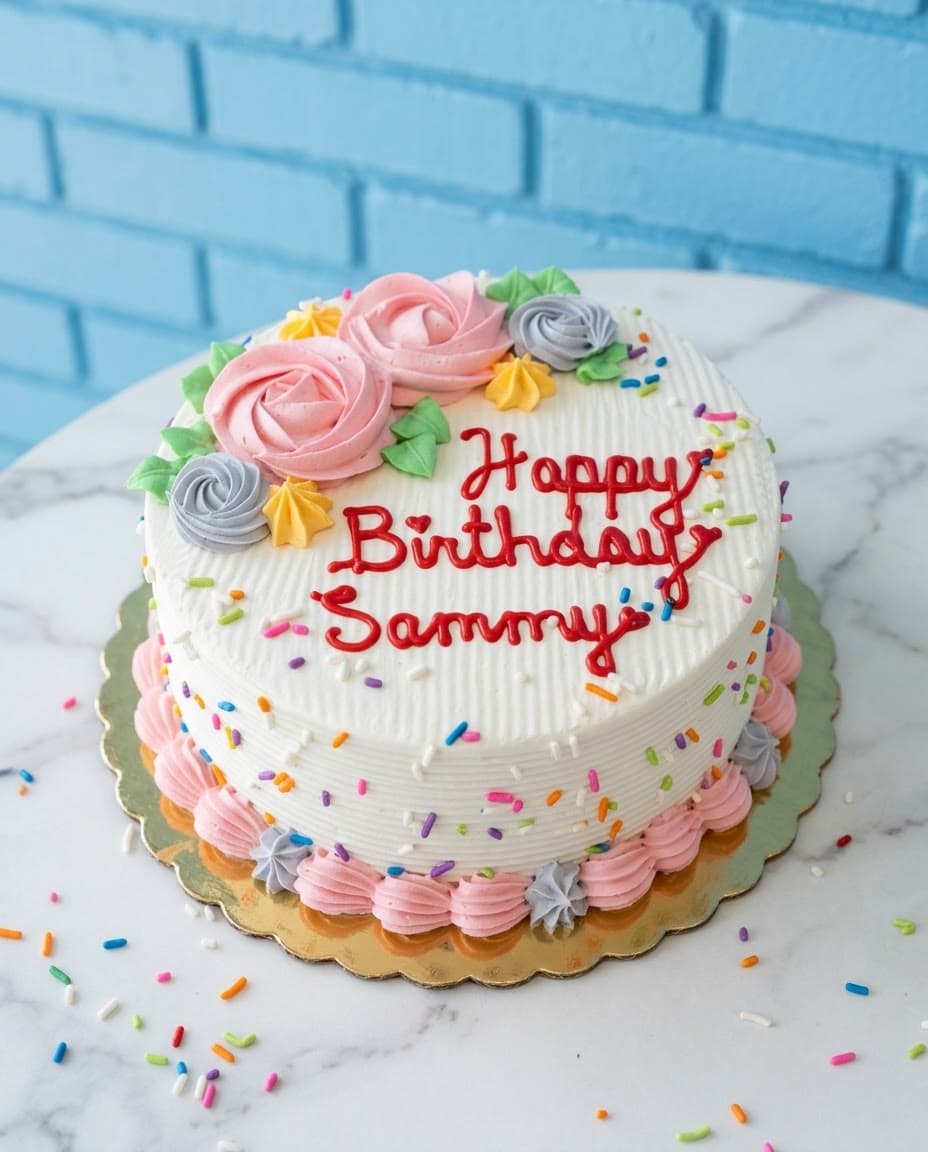 Flower Design ice cream cake by Sweet Dynasty