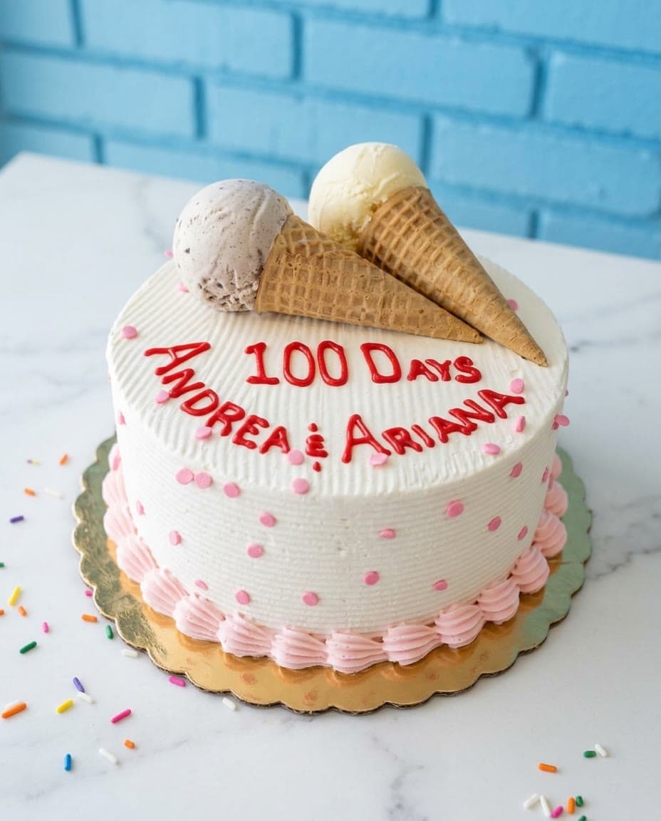Signature Mini Cones ice cream cake by Sweet Dynasty