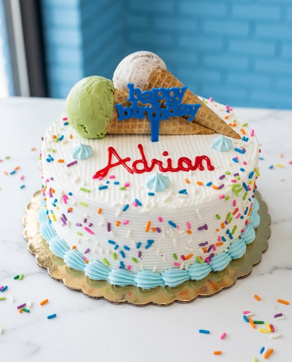 Signature Mini Cones ice cream cake by Sweet Dynasty