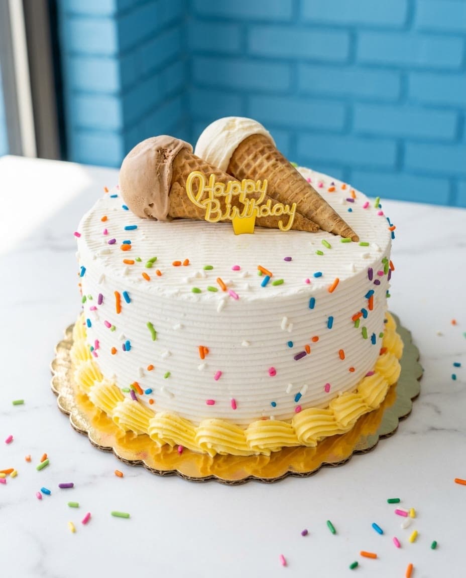Signature Mini Cones ice cream cake by Sweet Dynasty