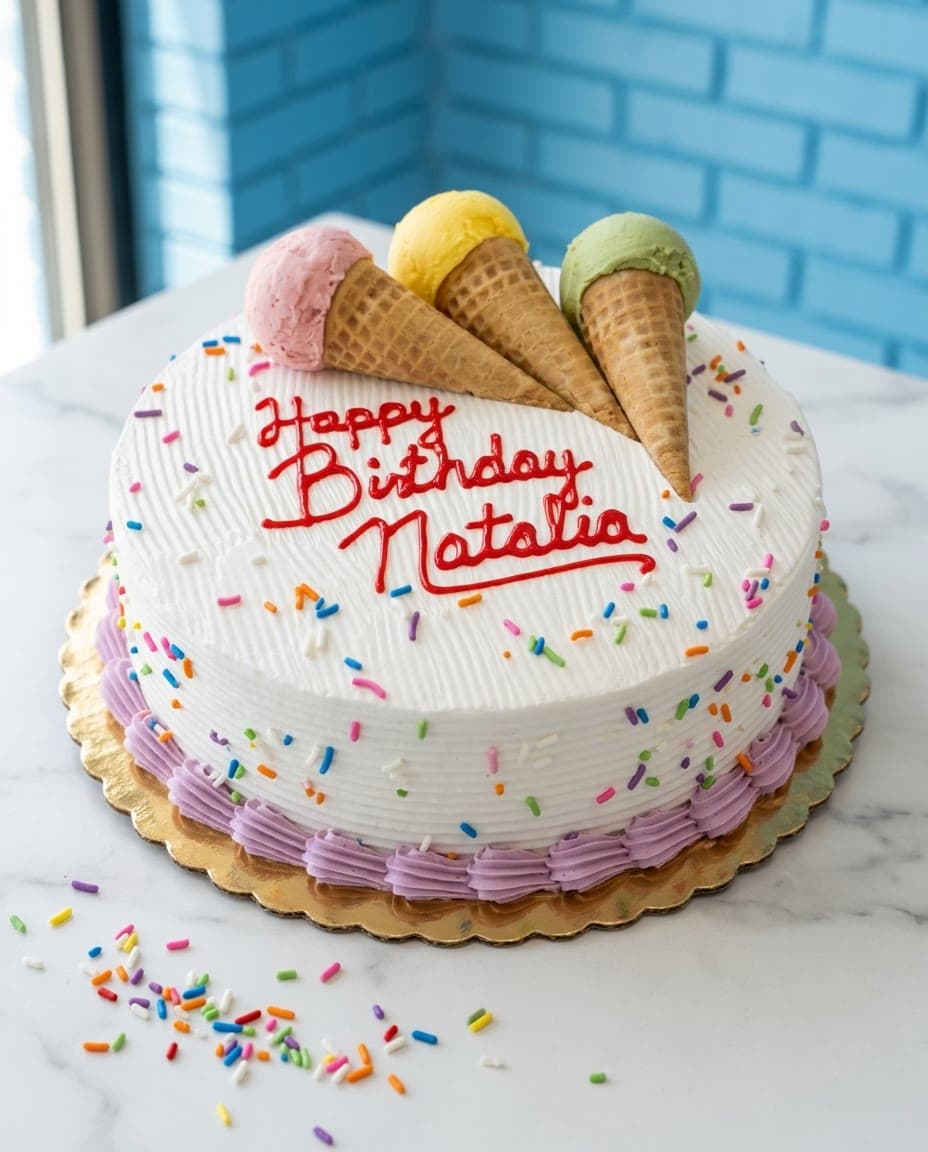 Signature Mini Cones ice cream cake by Sweet Dynasty