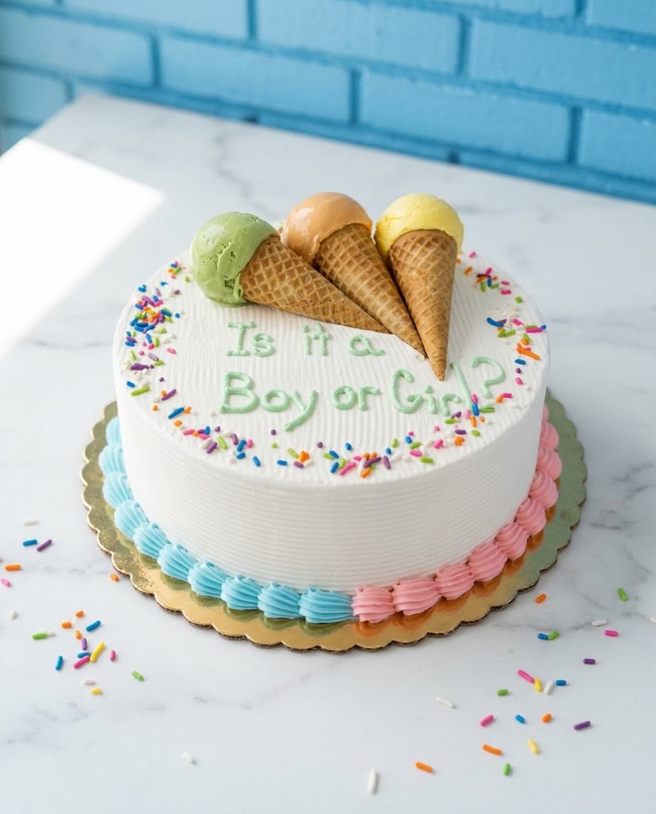 Signature Mini Cones ice cream cake by Sweet Dynasty