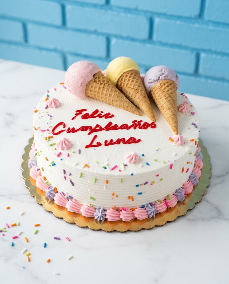 Signature Mini Cones ice cream cake by Sweet Dynasty