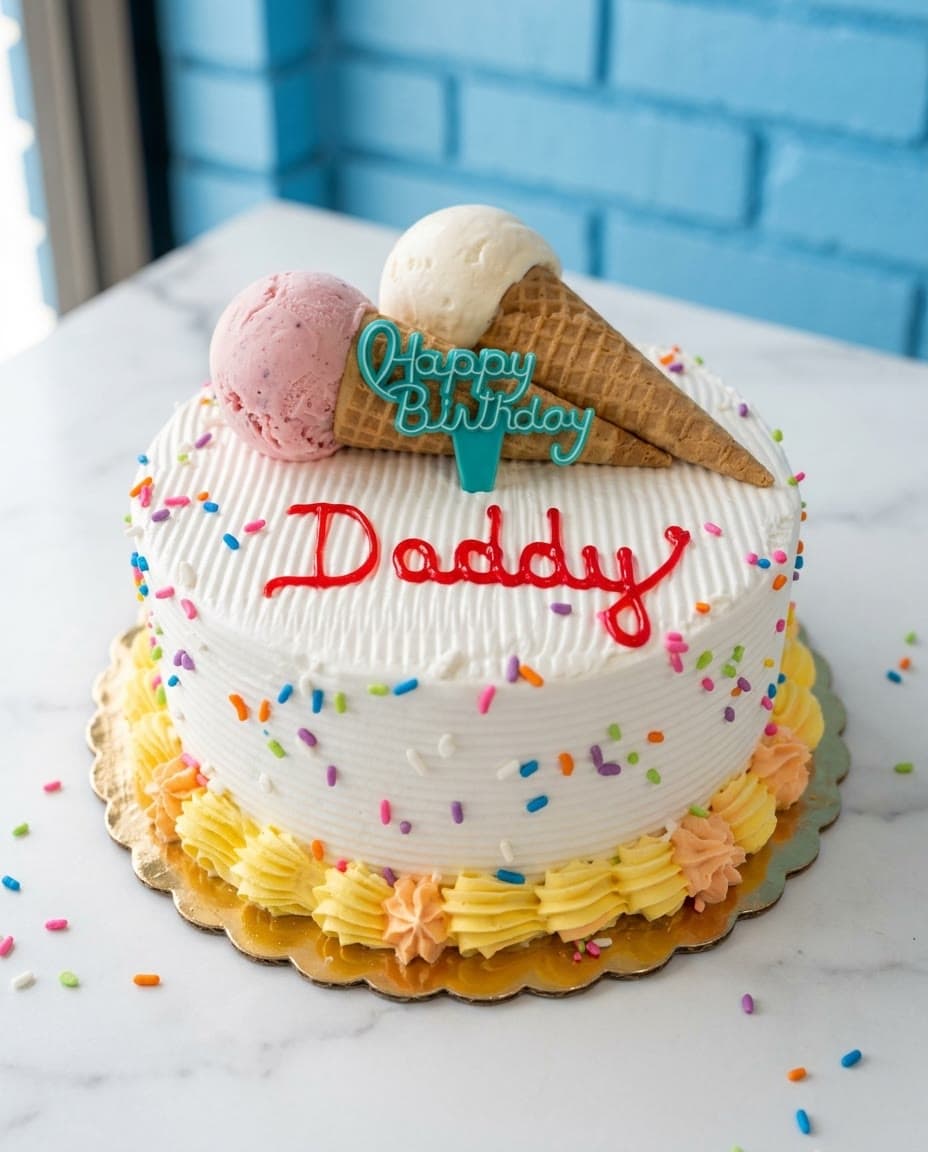 Signature Mini Cones ice cream cake by Sweet Dynasty