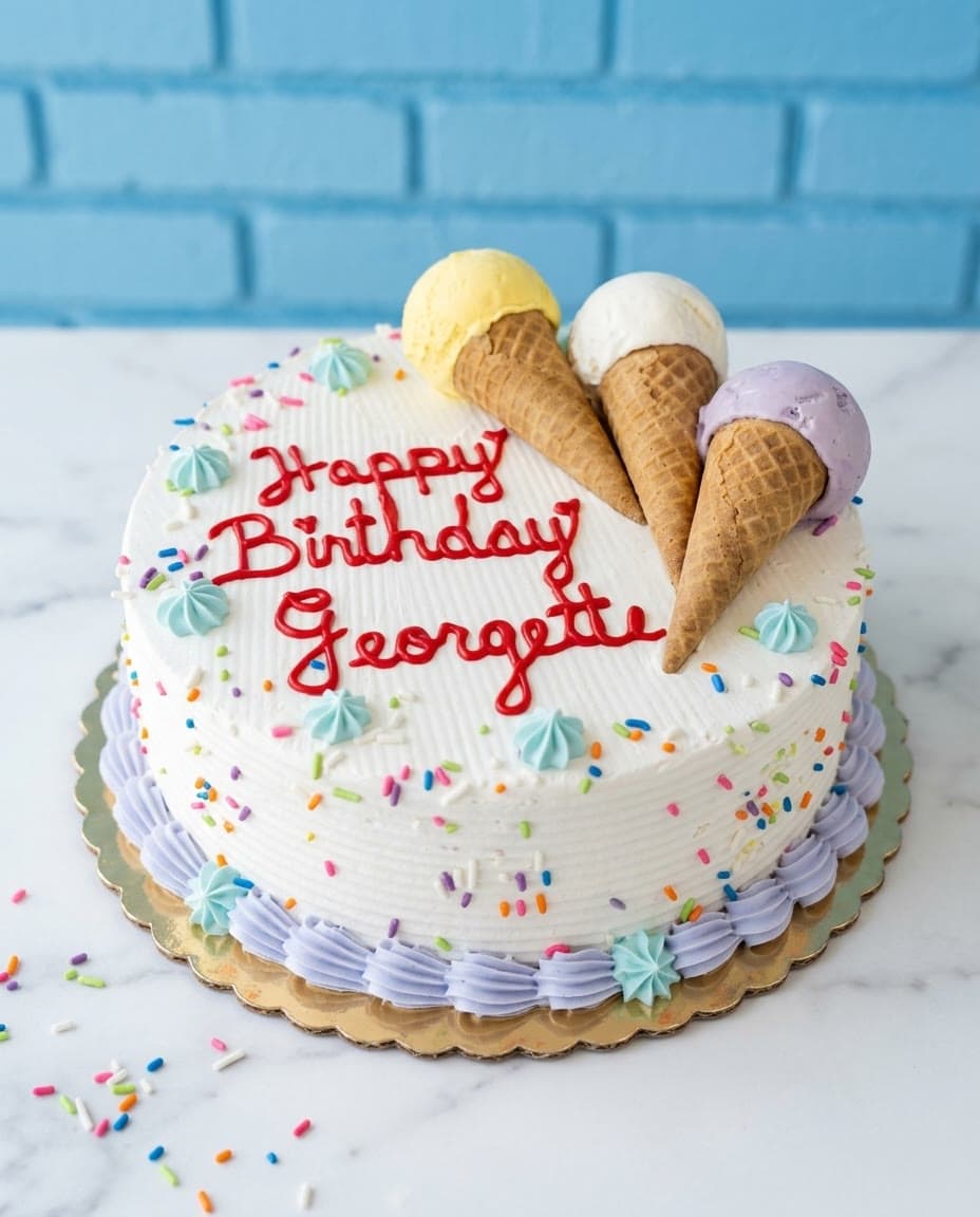 Signature Mini Cones ice cream cake by Sweet Dynasty
