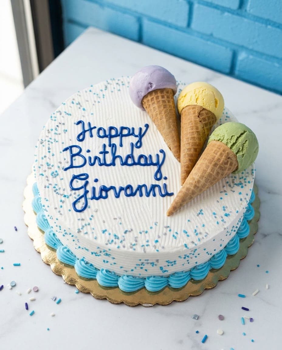 Signature Mini Cones ice cream cake by Sweet Dynasty