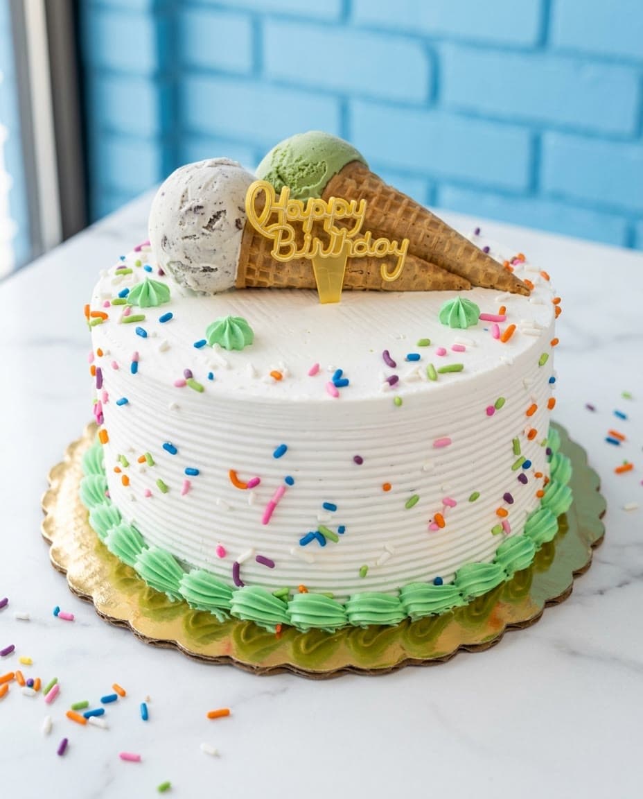 Signature Mini Cones ice cream cake by Sweet Dynasty