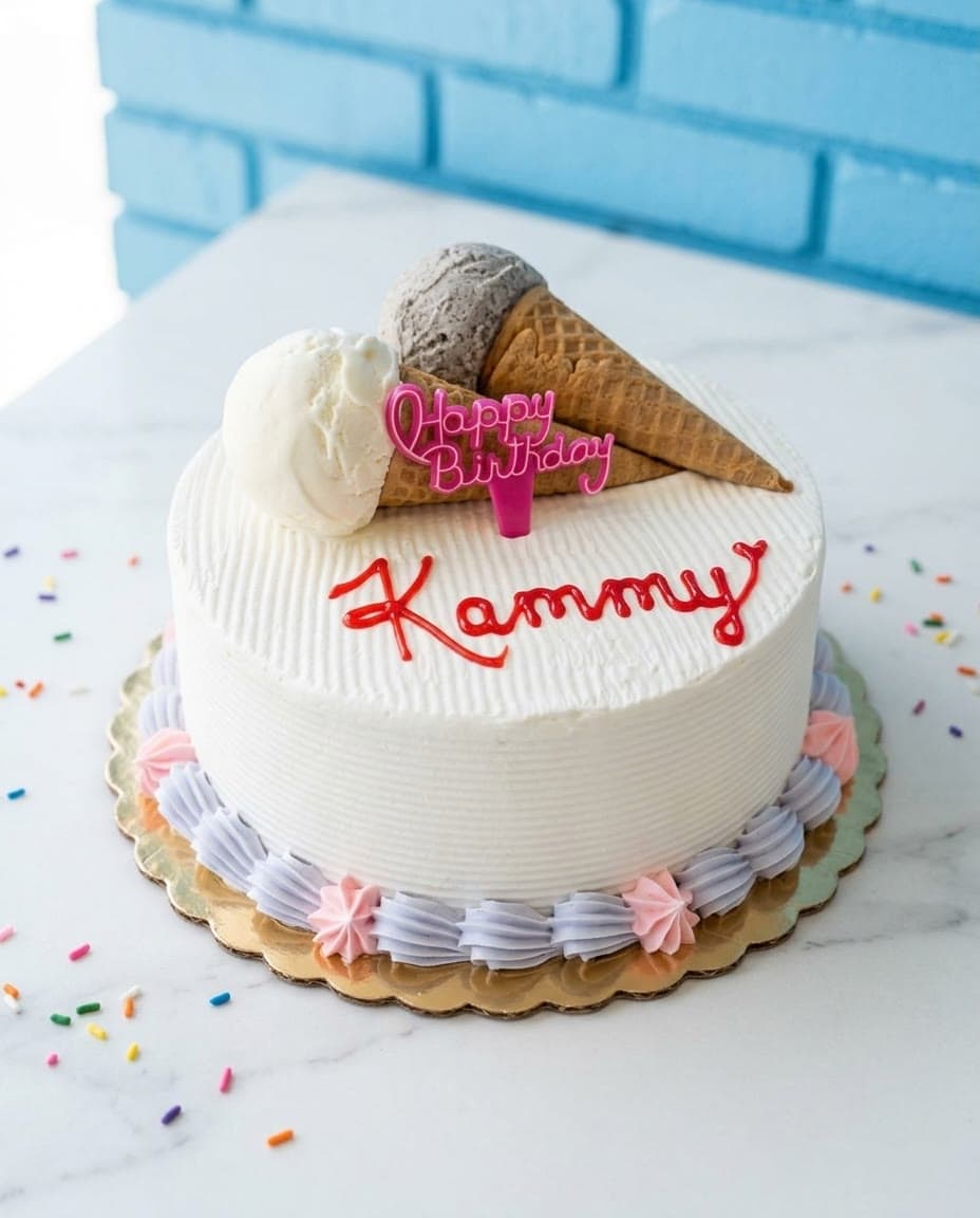 Signature Mini Cones ice cream cake by Sweet Dynasty