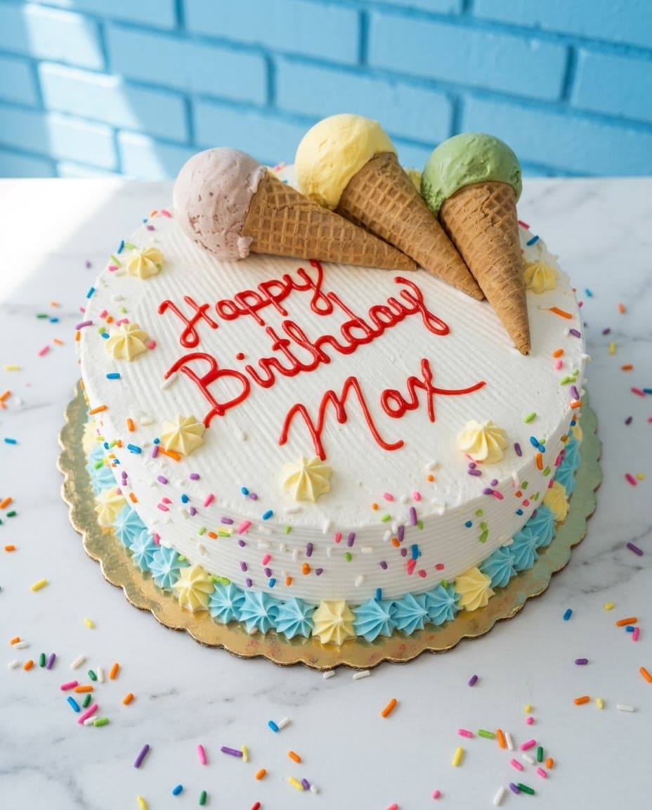 Signature Mini Cones ice cream cake by Sweet Dynasty