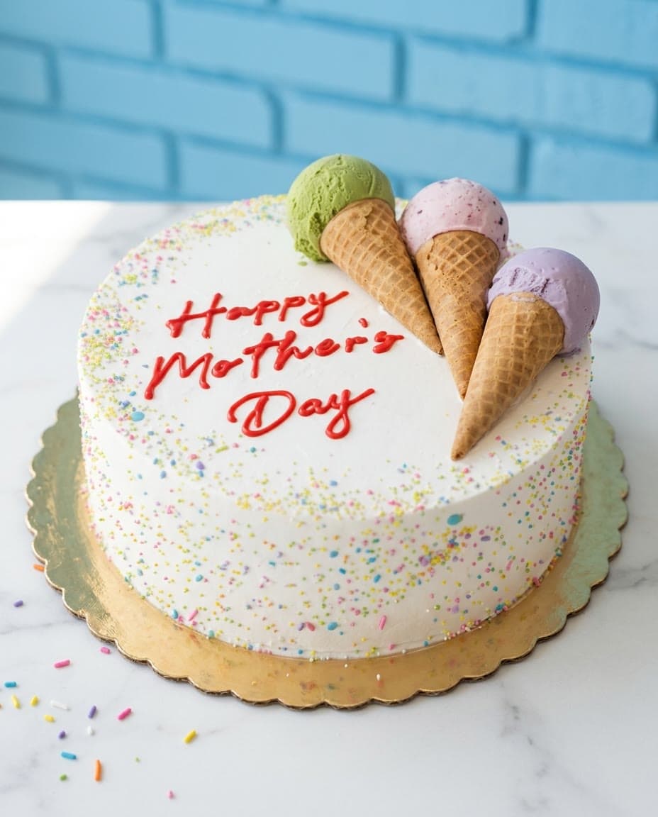 Signature Mini Cones ice cream cake by Sweet Dynasty