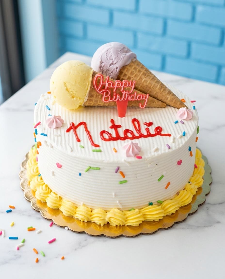 Signature Mini Cones ice cream cake by Sweet Dynasty