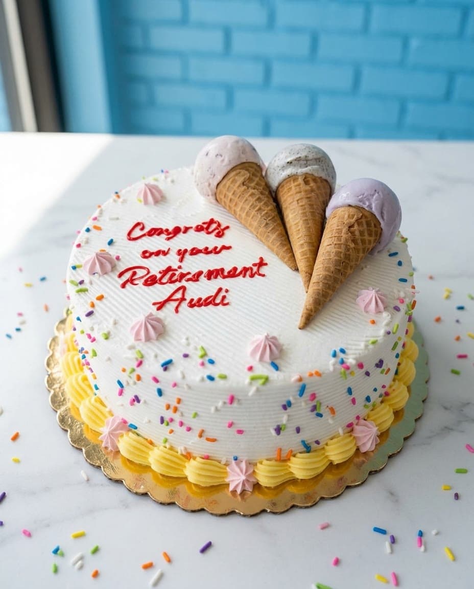 Signature Mini Cones ice cream cake by Sweet Dynasty