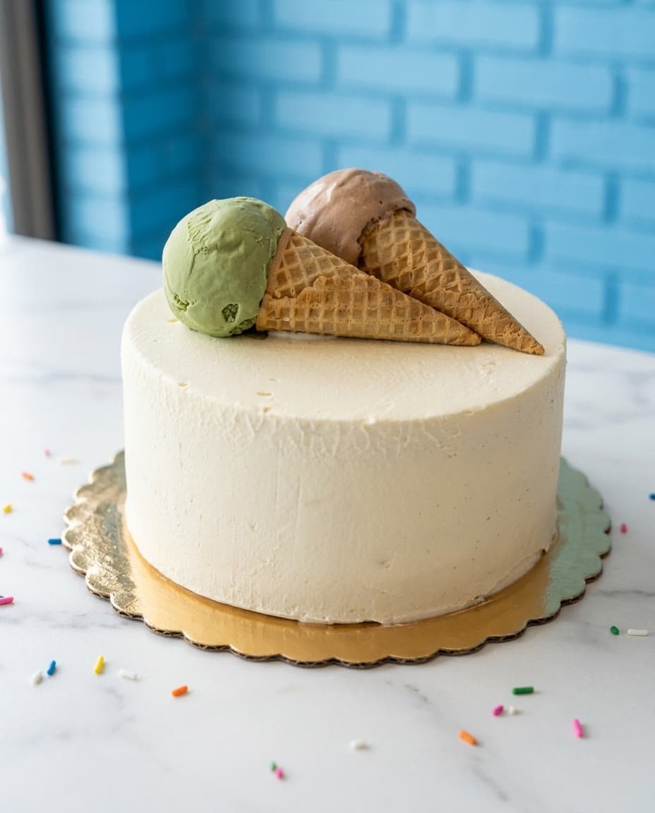 Naked Cake ice cream cake by Sweet Dynasty