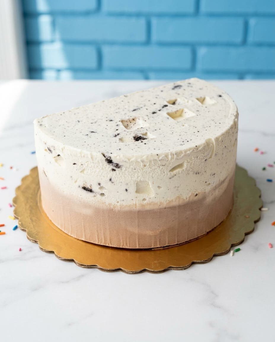 Naked Cake ice cream cake by Sweet Dynasty