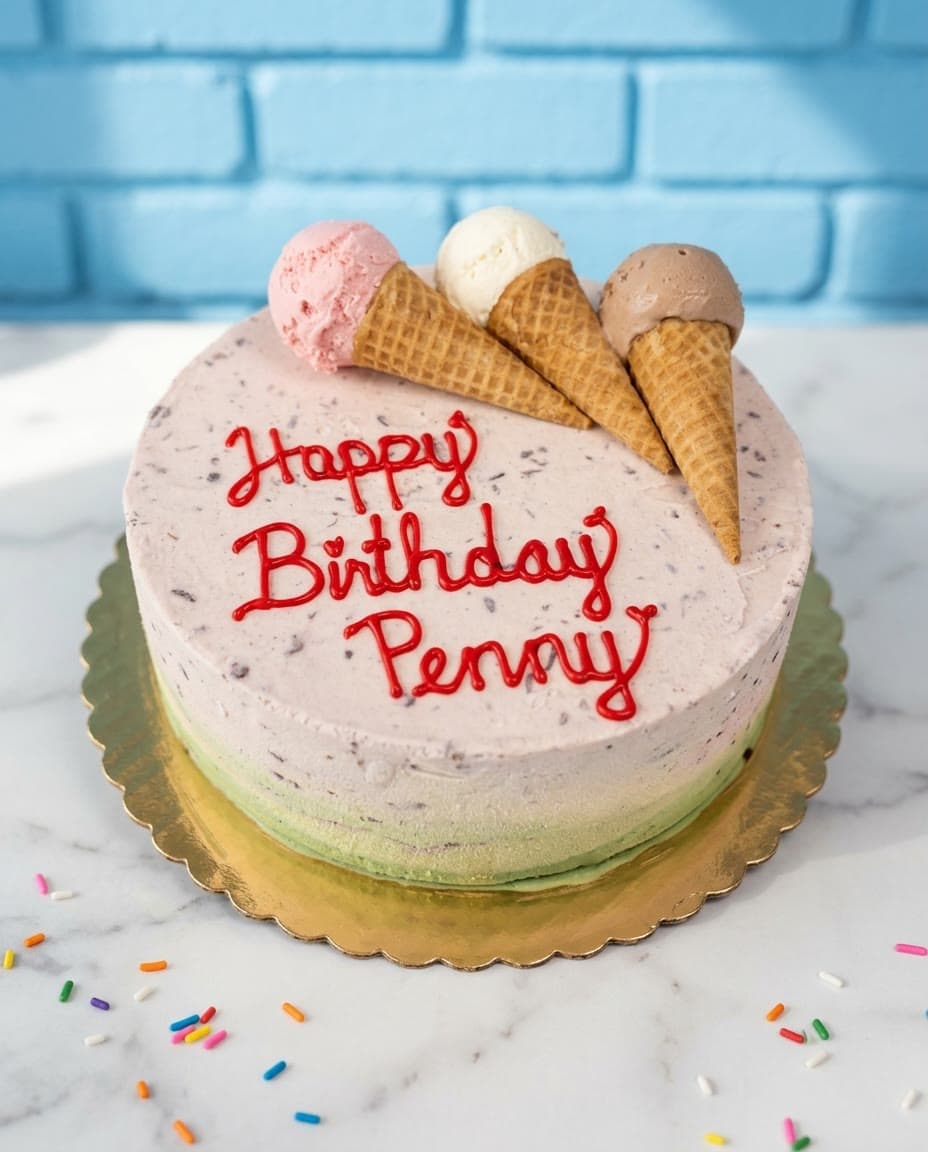Naked Cake ice cream cake by Sweet Dynasty