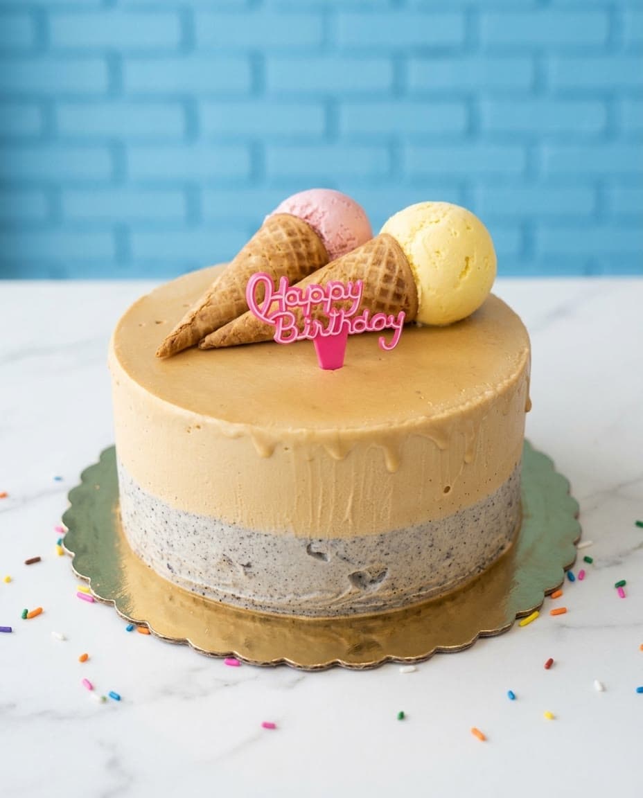 Naked Cake ice cream cake by Sweet Dynasty